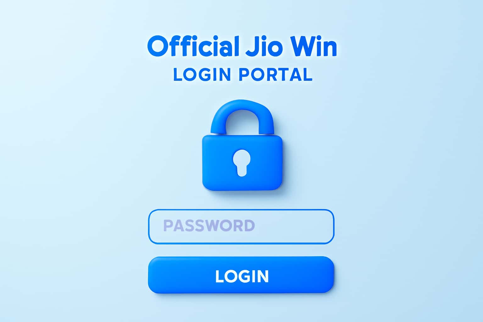 Official Jio Win Login Portal Interface