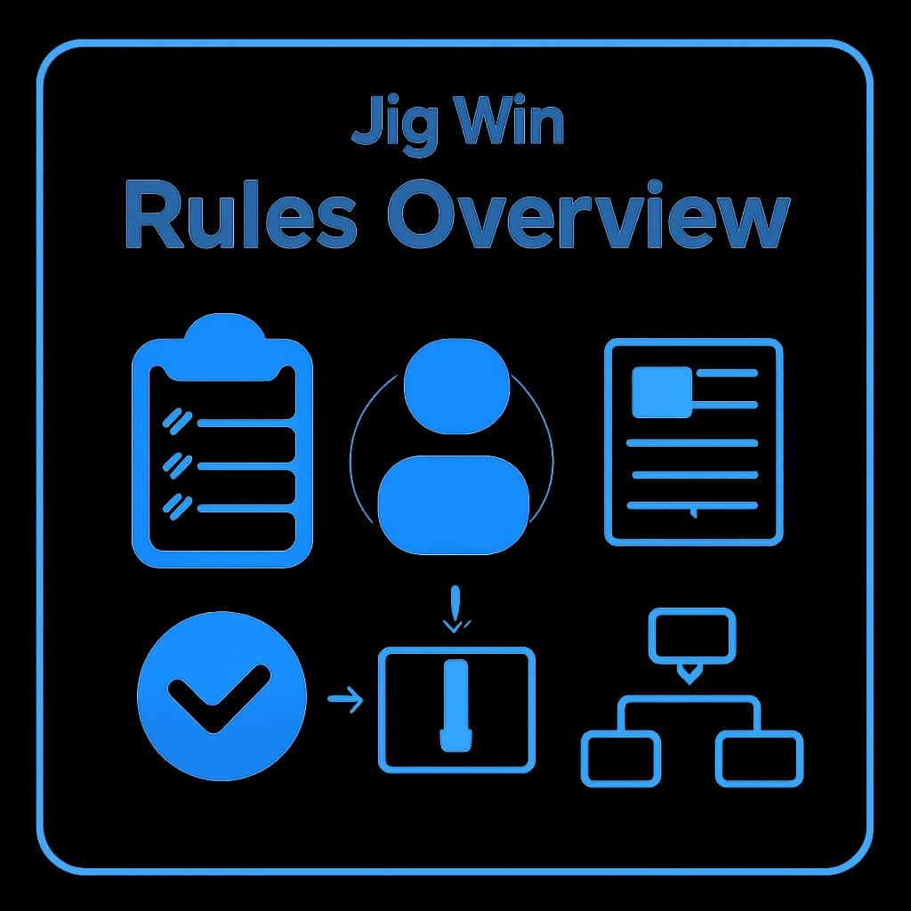 An educational diagram illustrating Jio Win Rules Overview.