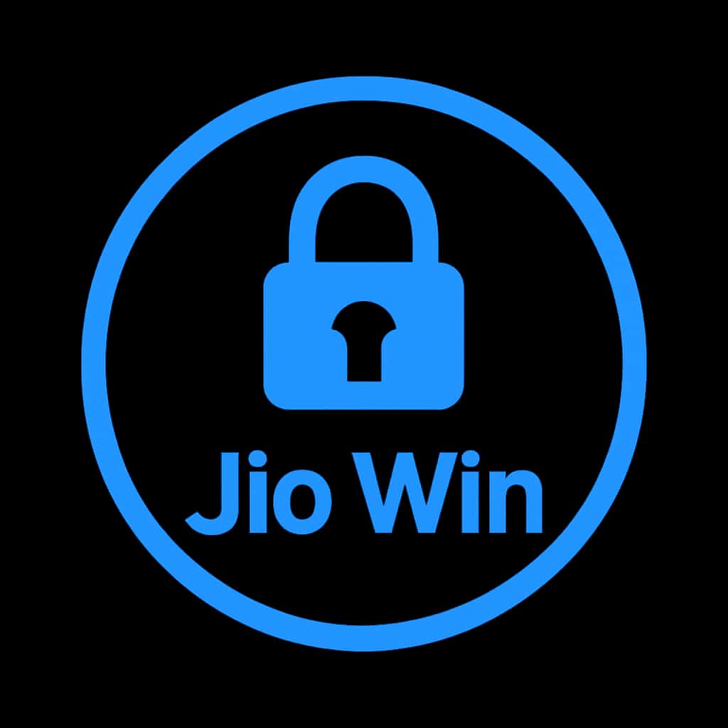 An icon symbolizing account security for Jio Win.