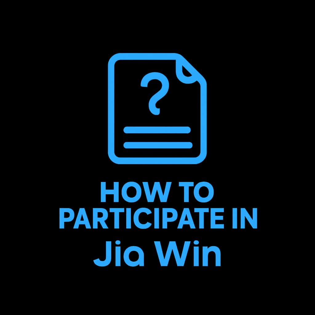 A professional badge representing participation in Jio Win.